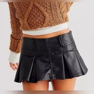 Free People Micro Low Rise Skort
